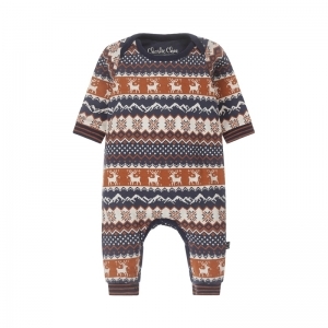 Baby jumpsuit longsleeve navy