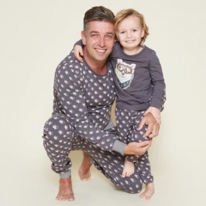 Boys pyjama set dark grey