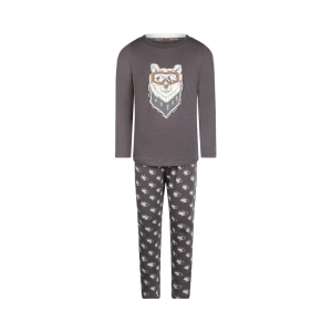 Boys pyjama set dark grey