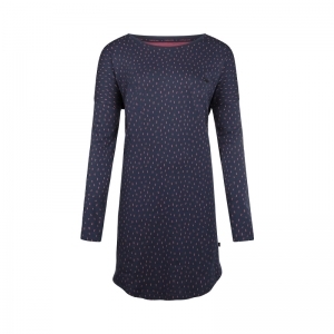 Women bigshirt navy