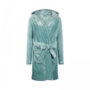 Women short bathrobe ocean