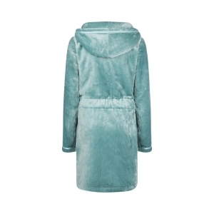 Women short bathrobe ocean