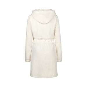 Women short bathrobe Off white