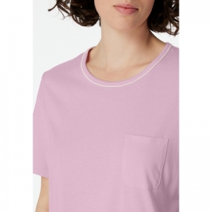 Damespyjama, korte mouwen 534 powder pink