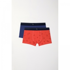 Heren boxer, 2-pack 075 palmbomen p