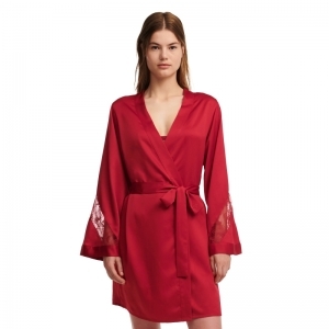 Orchids kimono 0ME Passion red