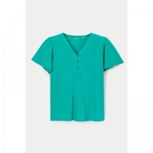 Dames pyjama, korte mouwen 759 groen