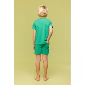 Jongens pyjama, korte mouwen 734 groen