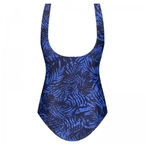 Swimsuit soft cup shape 5050 rainforest