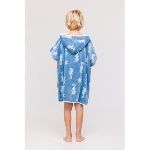 Unisex poncho 918 zeepaardjes