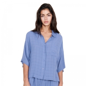 Pyjama, korte mouwen 0SP Borneo Blue