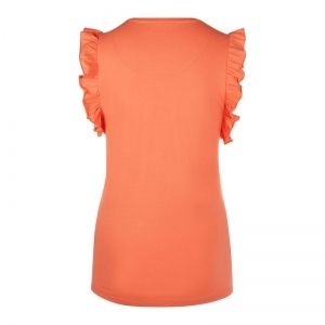 Damespyjama zonder mouwen Coral pink