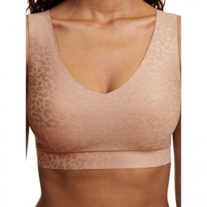 Soft Stretch Padded Top 0X7 Leo Shimmer