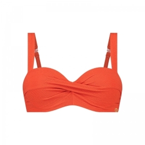 Bikini top twisted padded wire 5066 Summer red