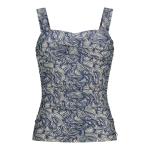 Tankini top twisted padded 5076 Abstract l