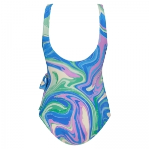 Swimsuit v-neck padded 5065 Swirl