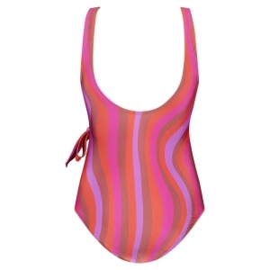 Swimsuit v-neck padded 5070 Shiny wave