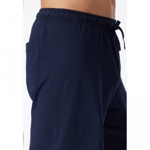 Schiesser herenpyjama 803 donkerblauw