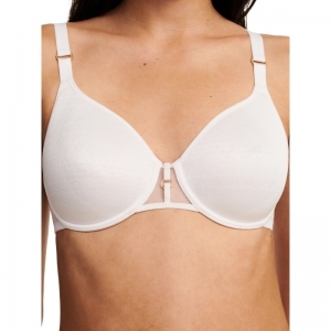 Monogram Covering Spacer Bra 010 White