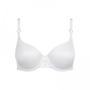 Monogram Covering Spacer Bra 010 White