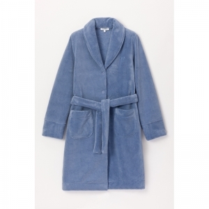 Dames kamerjas 813 jeansblauw