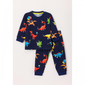 Baby jongenspyjama, lange mouw 914 dino print
