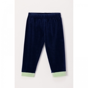 Babyjongenspyjama in velours 889 donkerblauw