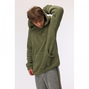 Homewear set: sweater en broek 753 kakigroen