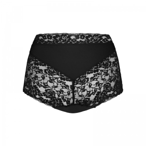 Women Secrets High Waist Lace Black