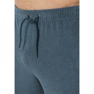 Herenpyjama, badstof 816 jeansblauw