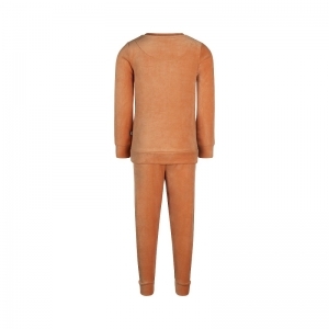 Boys velours set Camel