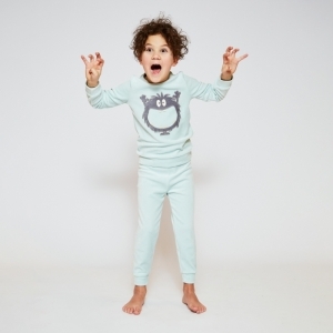 Boys velours set Light aqua