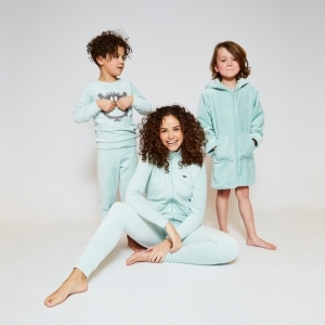Women velours set Light aqua