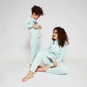 Women velours set Light aqua