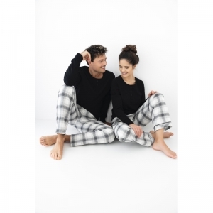 Blanche pyjama Noir