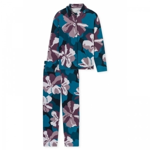 Damespyjama, doorknoop 915 multicolour