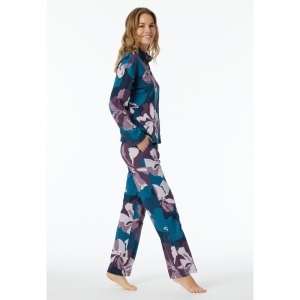 Damespyjama, doorknoop 915 multicolour