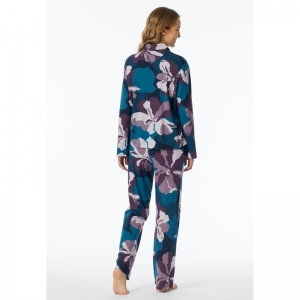 Damespyjama, doorknoop 915 multicolour