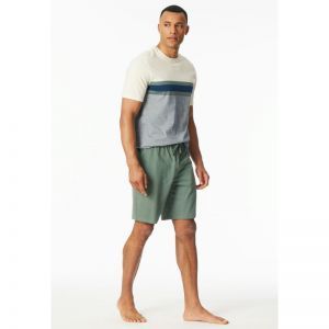 Herenpyjama korte mouwen 701 khaki