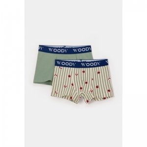 Jongens boxershorts, 2-pack 012 set khaki +