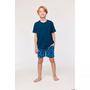 Jongenspyjama korte mouwen 891 donkerblauw