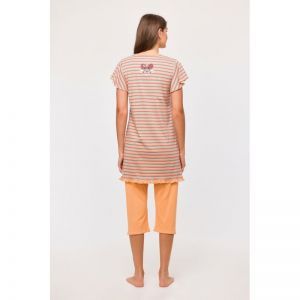 Damespyjama, korte mouwen 904 multicolor
