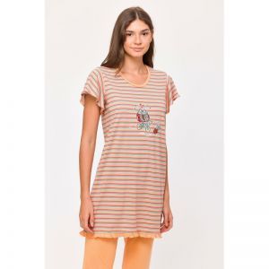 Damespyjama, korte mouwen 904 multicolor