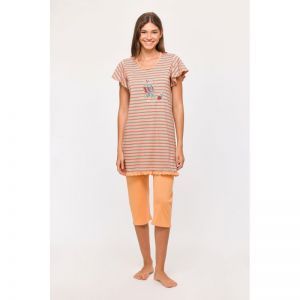 Damespyjama, korte mouwen 904 multicolor