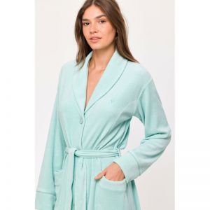 Dames badjas 708 licht turqu