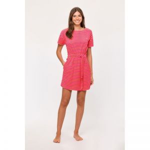 Strandkleedje in badstof 945 fuchsia-ora