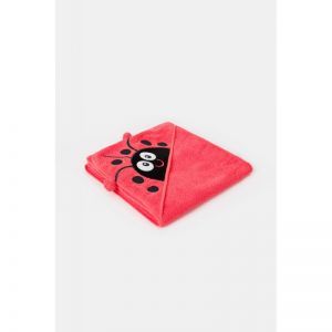 Badcape 488 koraalrood