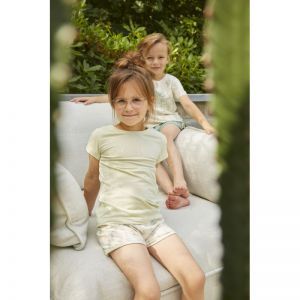 Girls short set Light green