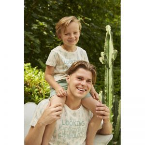 Boys short set Light green