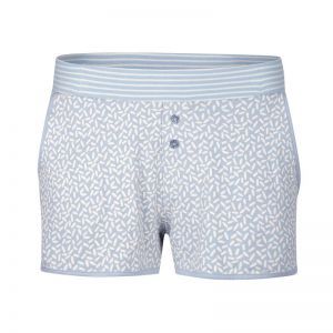 Damespyjama korte mouwen Off white